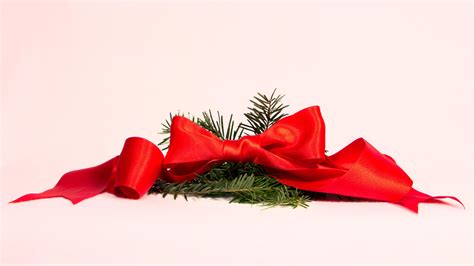 Red Ribbon Branches .